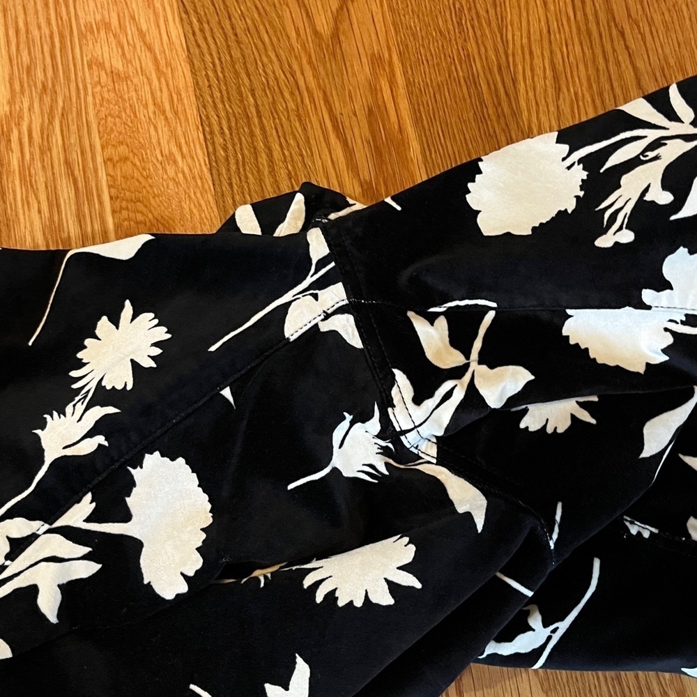 Anthropologie x Maeve Cropped Velvet Wide-Leg Pants Size 22W NWT - Picture 13 of 15